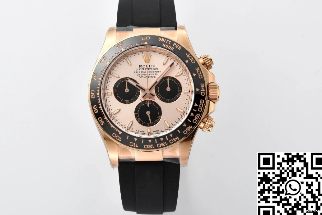 Daytona Rolex Factory Clean Black Cosmograph M126515LN-0006 Bezel 0401